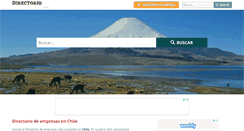 Desktop Screenshot of directorio-chile.com